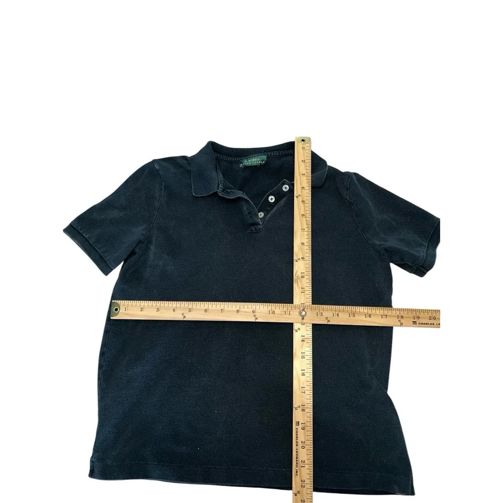 Lauren By Ralph‎ Lauren Women's Polo Shirt Navy Blue Size Large?